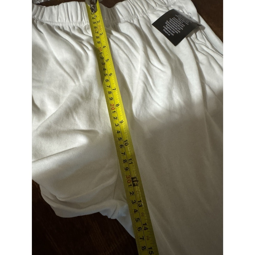 Roamans Woman White Stretch Pants Size 1Xp (22/24) Comfy Casual wear Lounge NWT - Picture 11 of 12